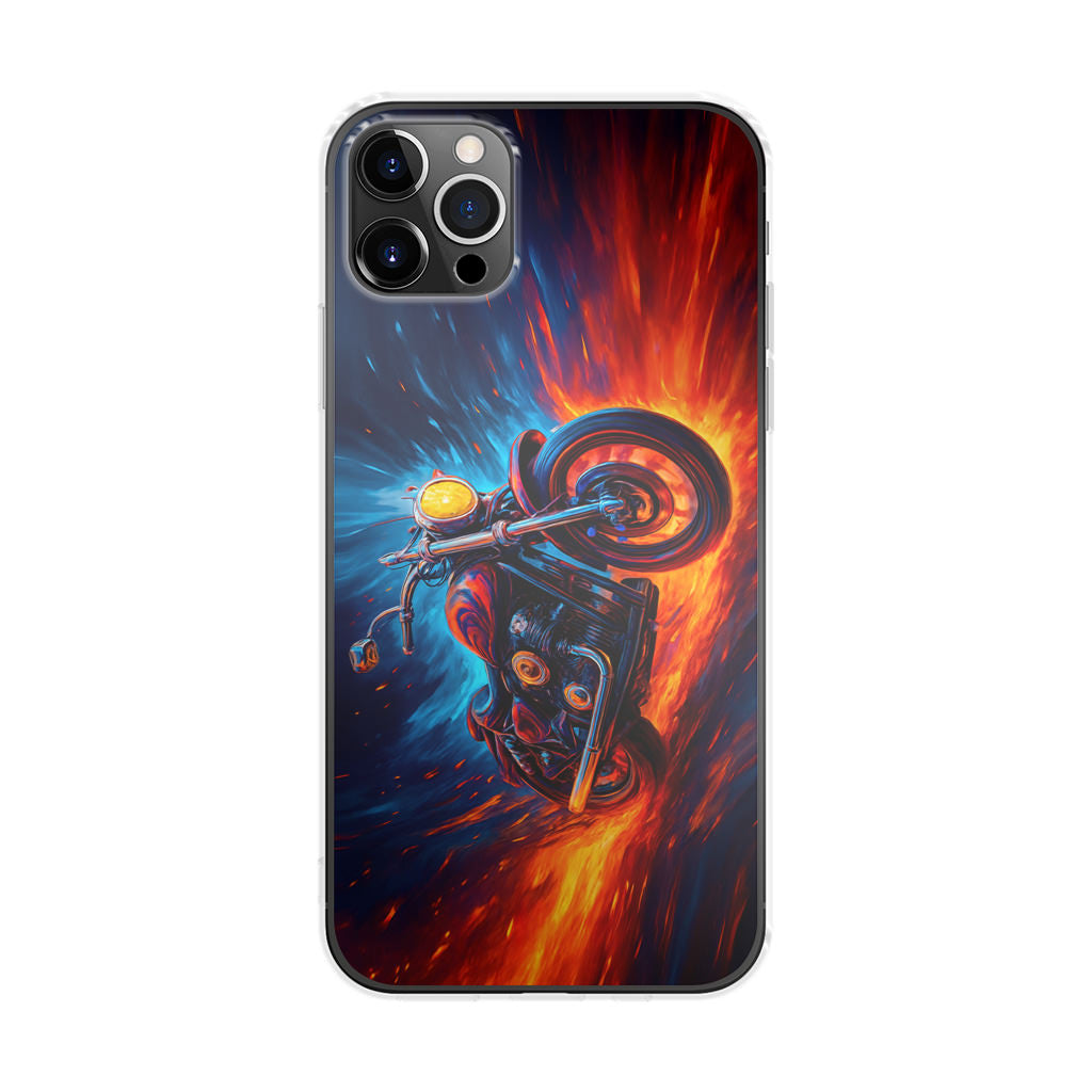 Ride Through Fire and Ice iPhone 12 Pro Case