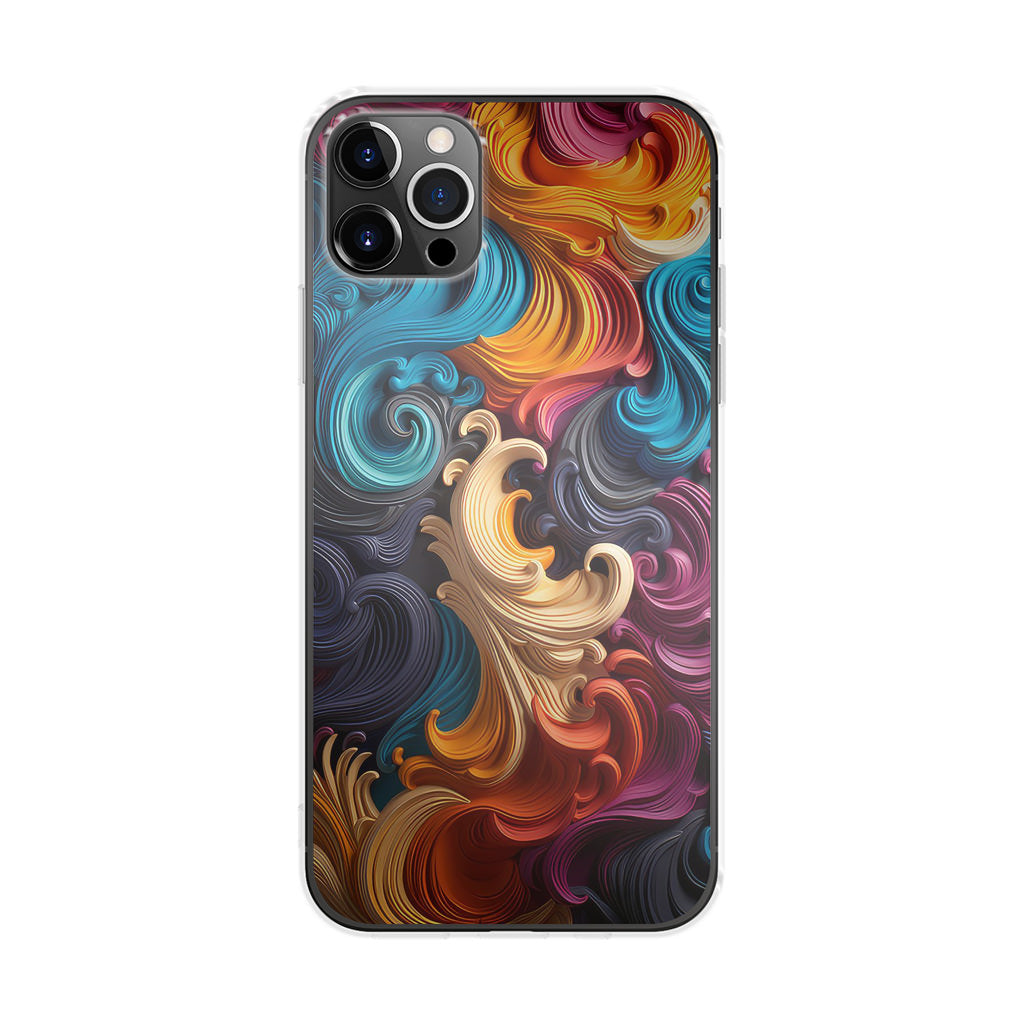The Dance of Abstract Waves iPhone 12 Pro Case
