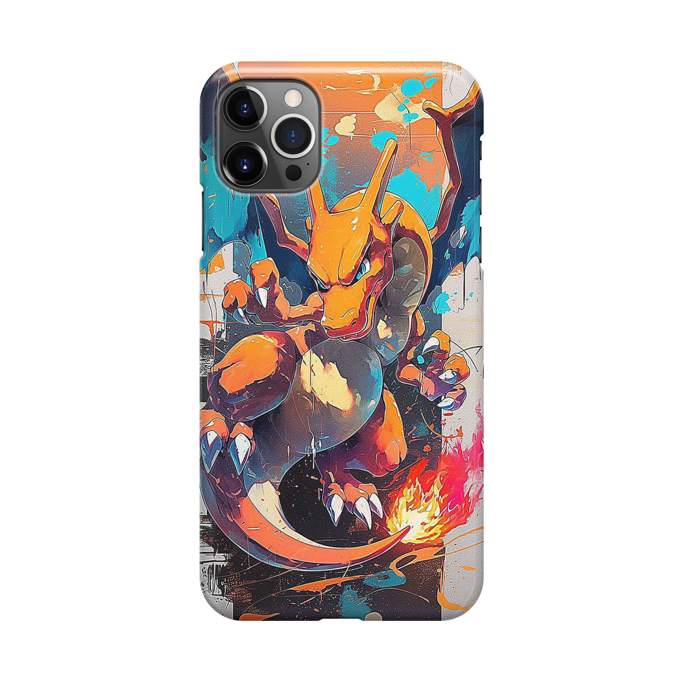 Charizard Inferno on Canvas iPhone 12 Pro Case