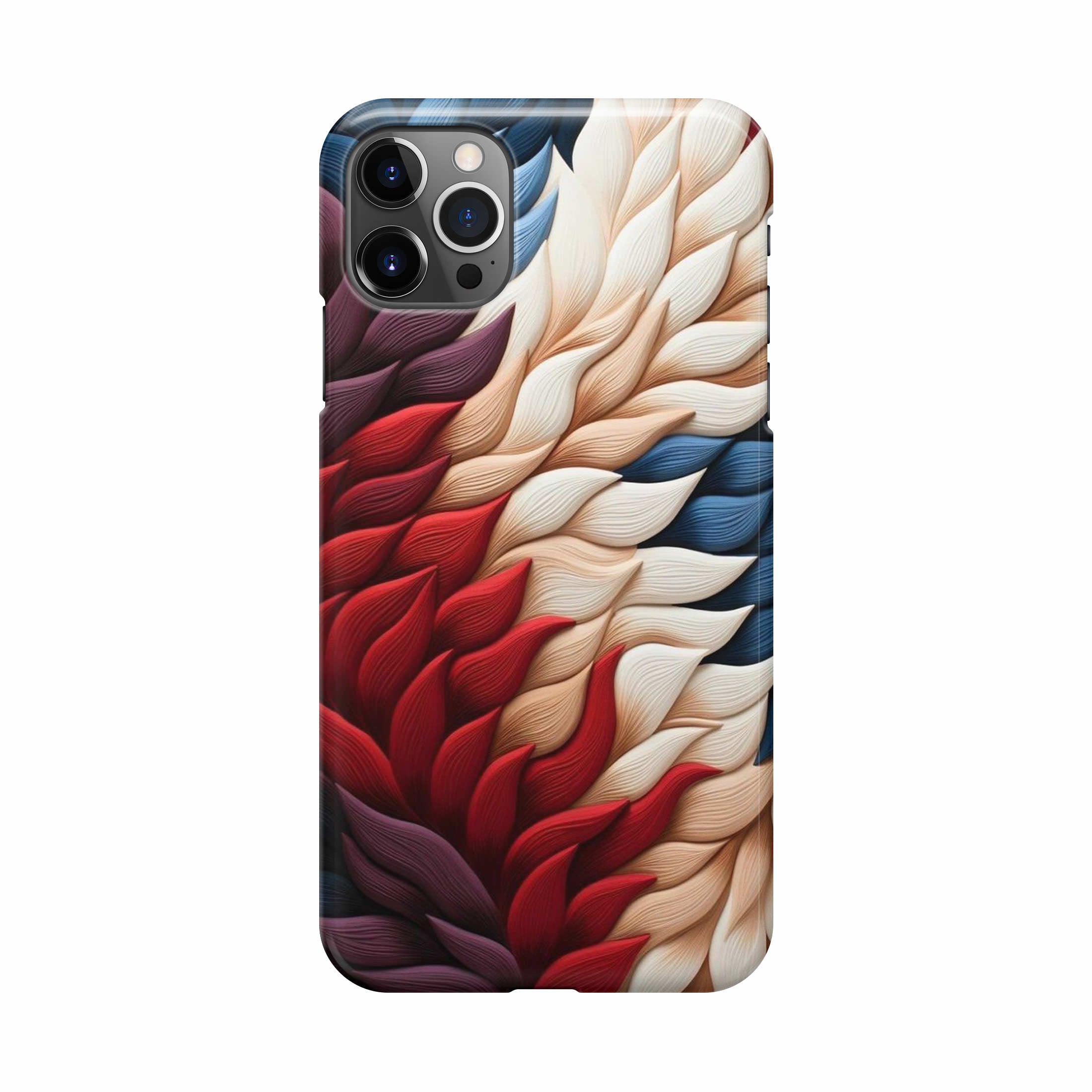 Colorful Feathers Art iPhone 12 Pro Case