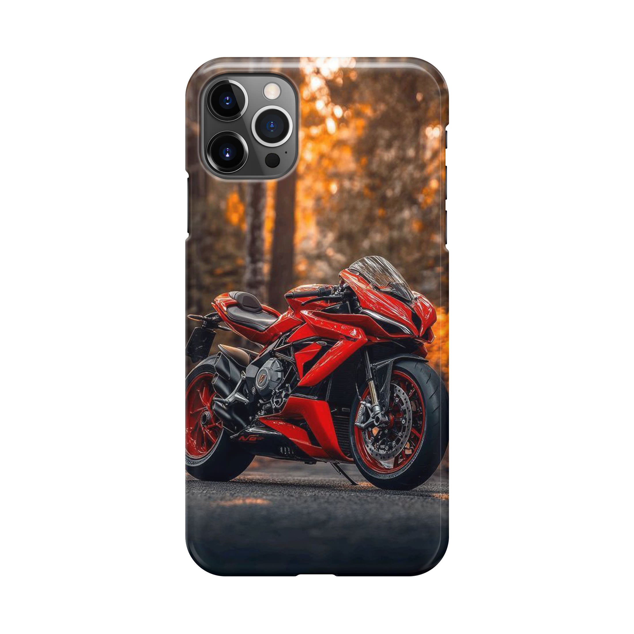 Crimson Velocity in Autumn Flame iPhone 12 Pro Case