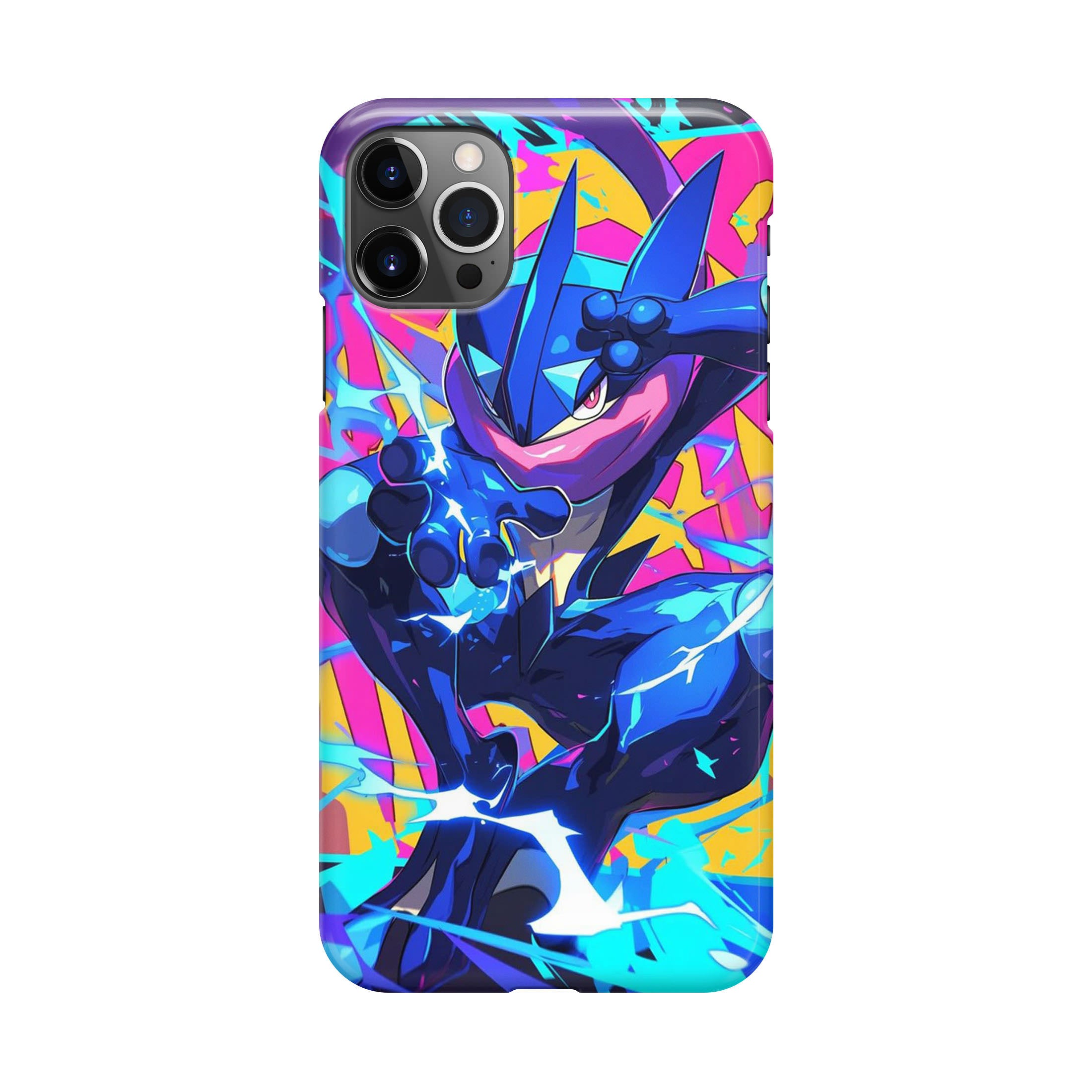 Greninja Aqua Blast iPhone 12 Pro Case