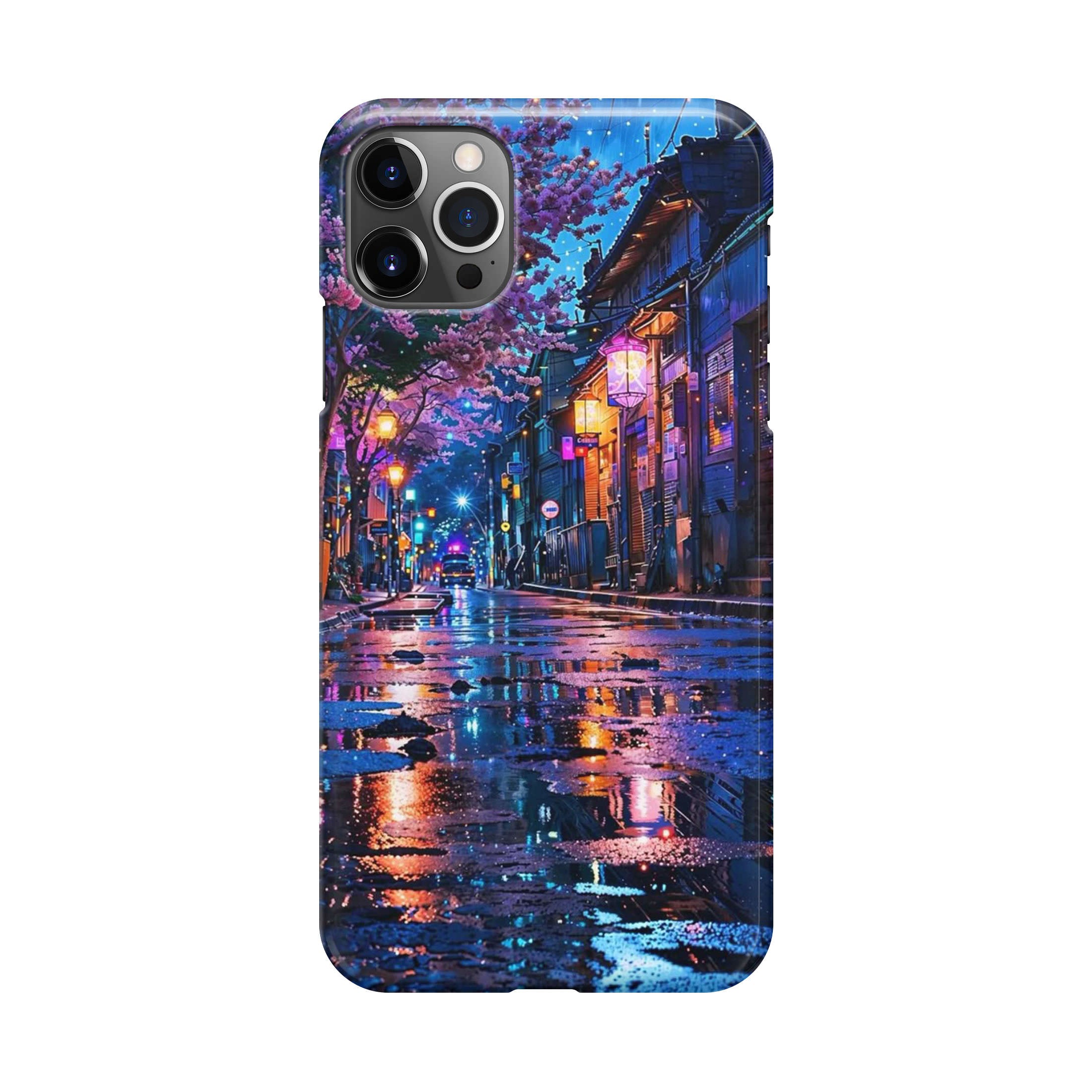 Midnight Sakura Glow iPhone 12 Pro Case