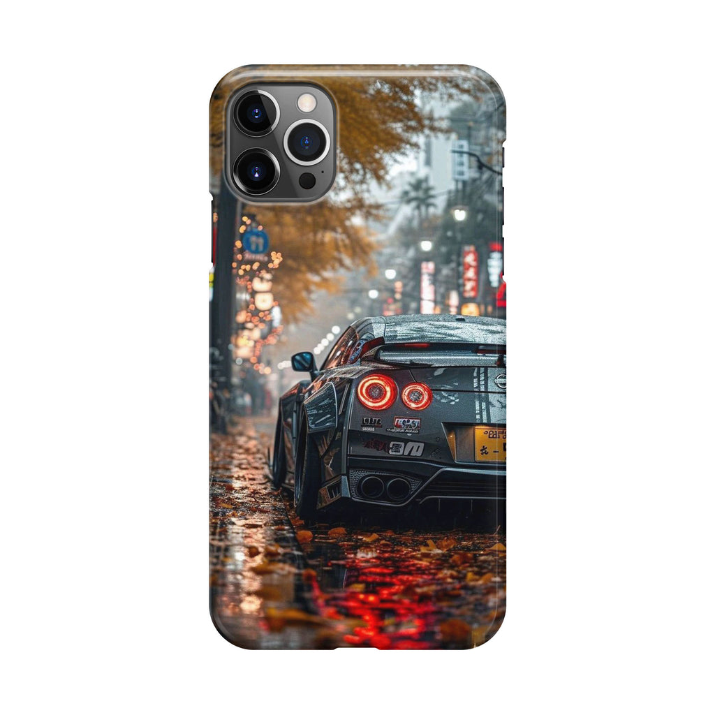 Neon Drift Autumn Streets iPhone 12 Pro Max Case