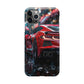 Red Sport Car in the Rain iPhone 12 Pro Max Case