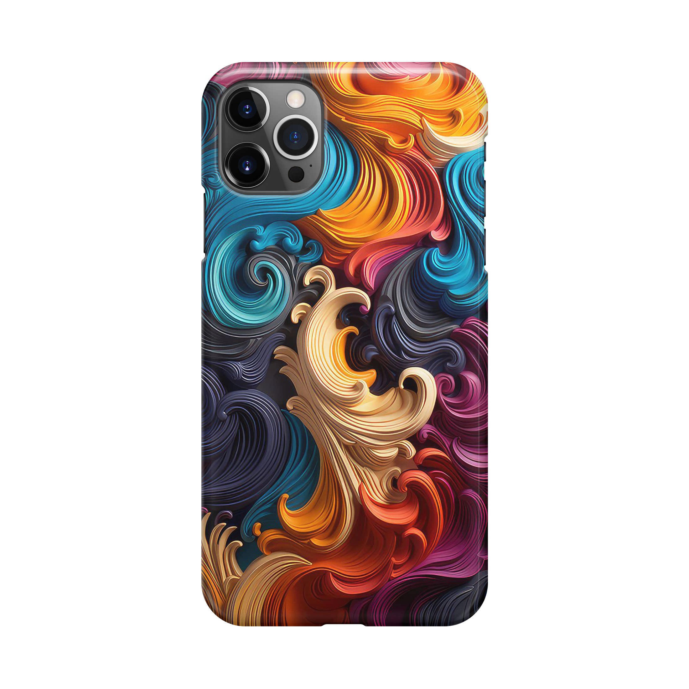The Dance of Abstract Waves iPhone 12 Pro Case