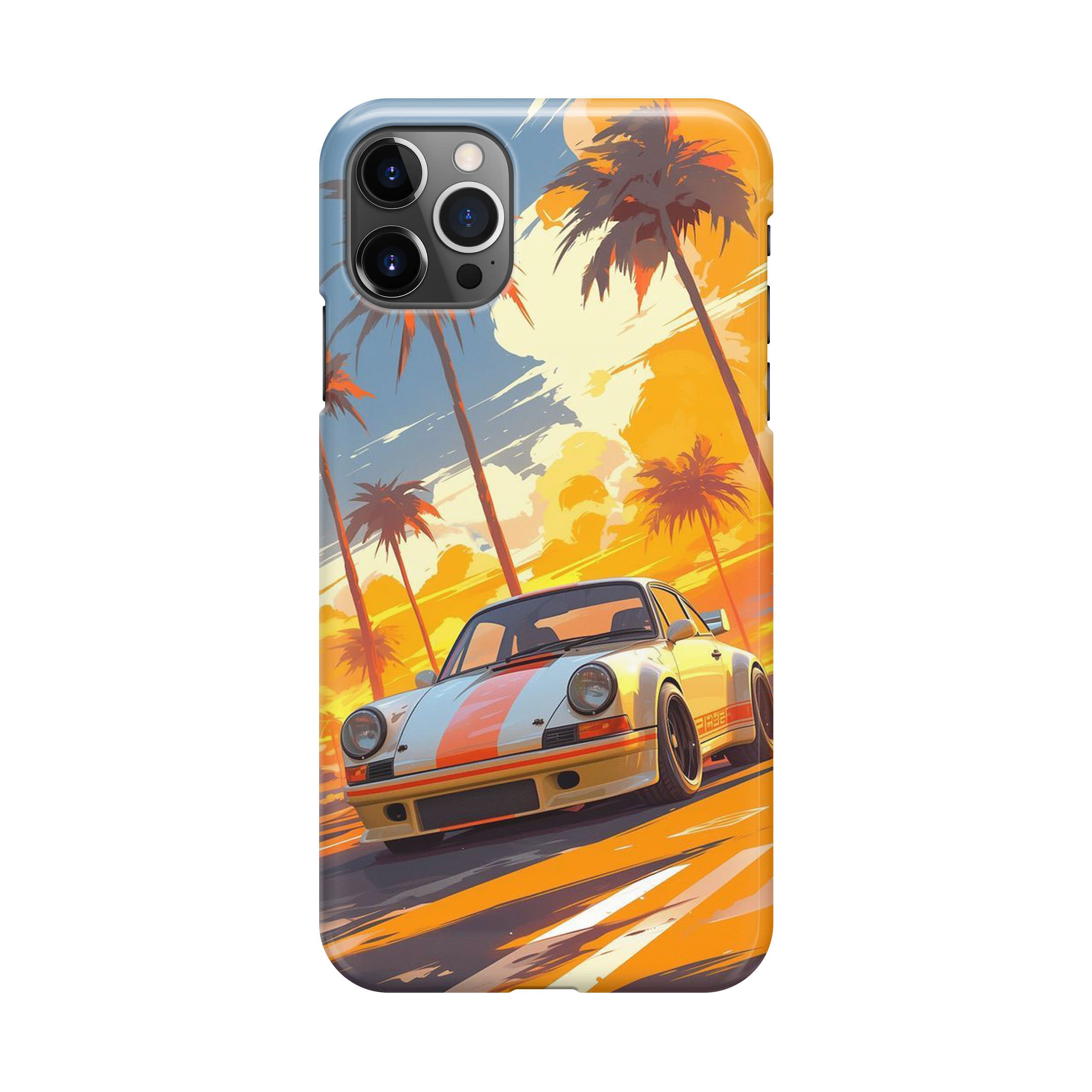 Turbo Dreams in Neon Palms iPhone 12 Pro Max Case