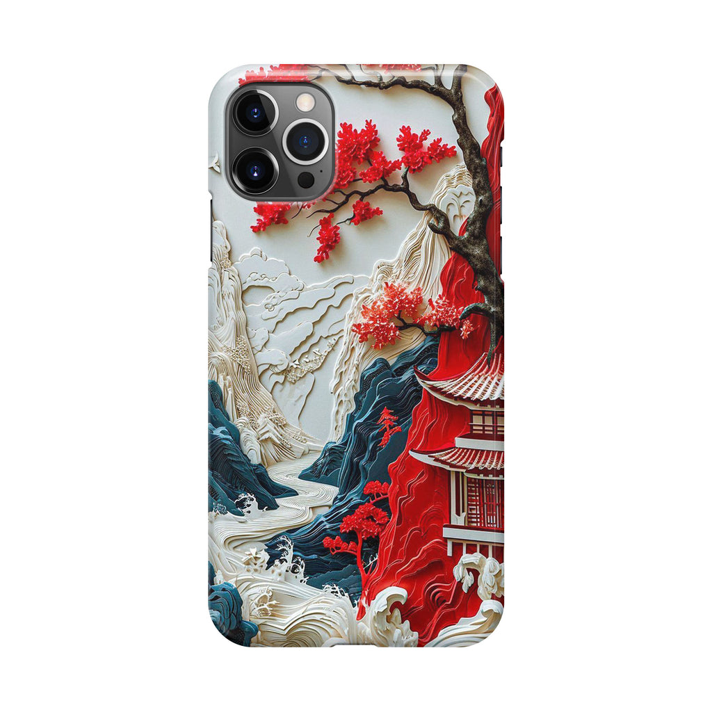 Whispers of the Crimson Zen iPhone 12 Pro Case