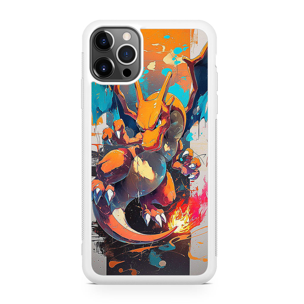Charizard Inferno on Canvas iPhone 12 Pro Case