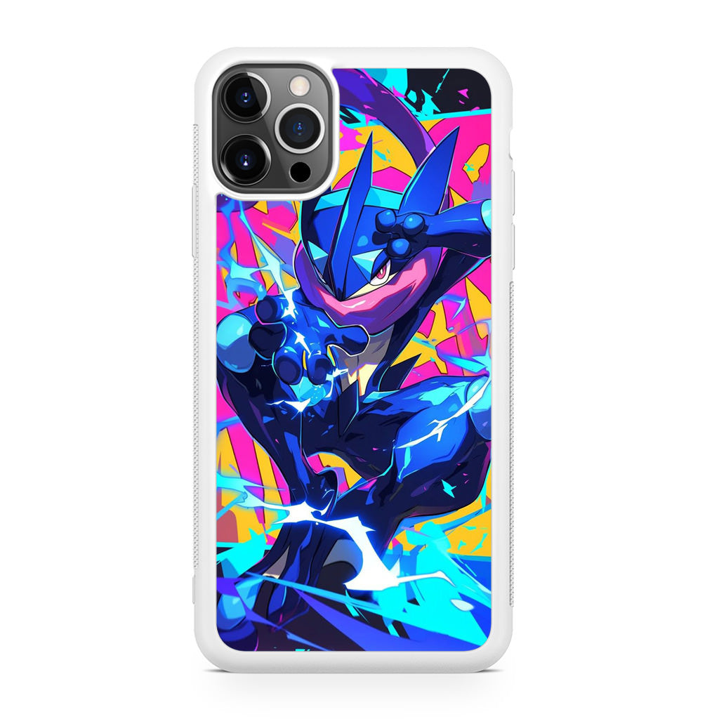 Greninja Aqua Blast iPhone 12 Pro Case