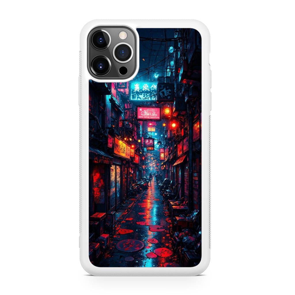Neon Veins Of The Cyber City iPhone 12 Pro Case