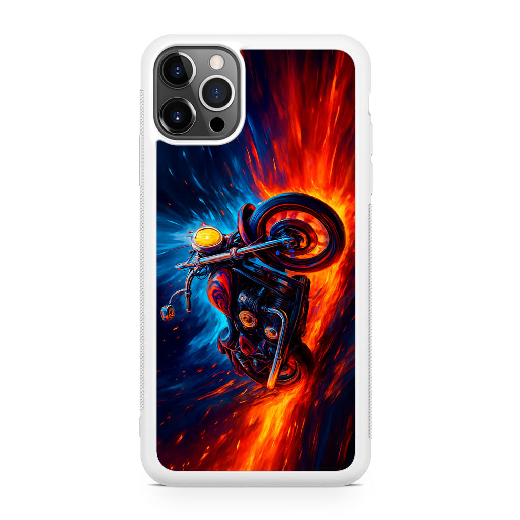Ride Through Fire and Ice iPhone 12 Pro Case