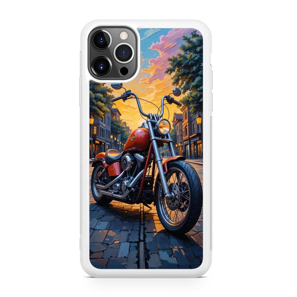 Sunset Thunder Ride Into the Glow iPhone 12 Pro Case