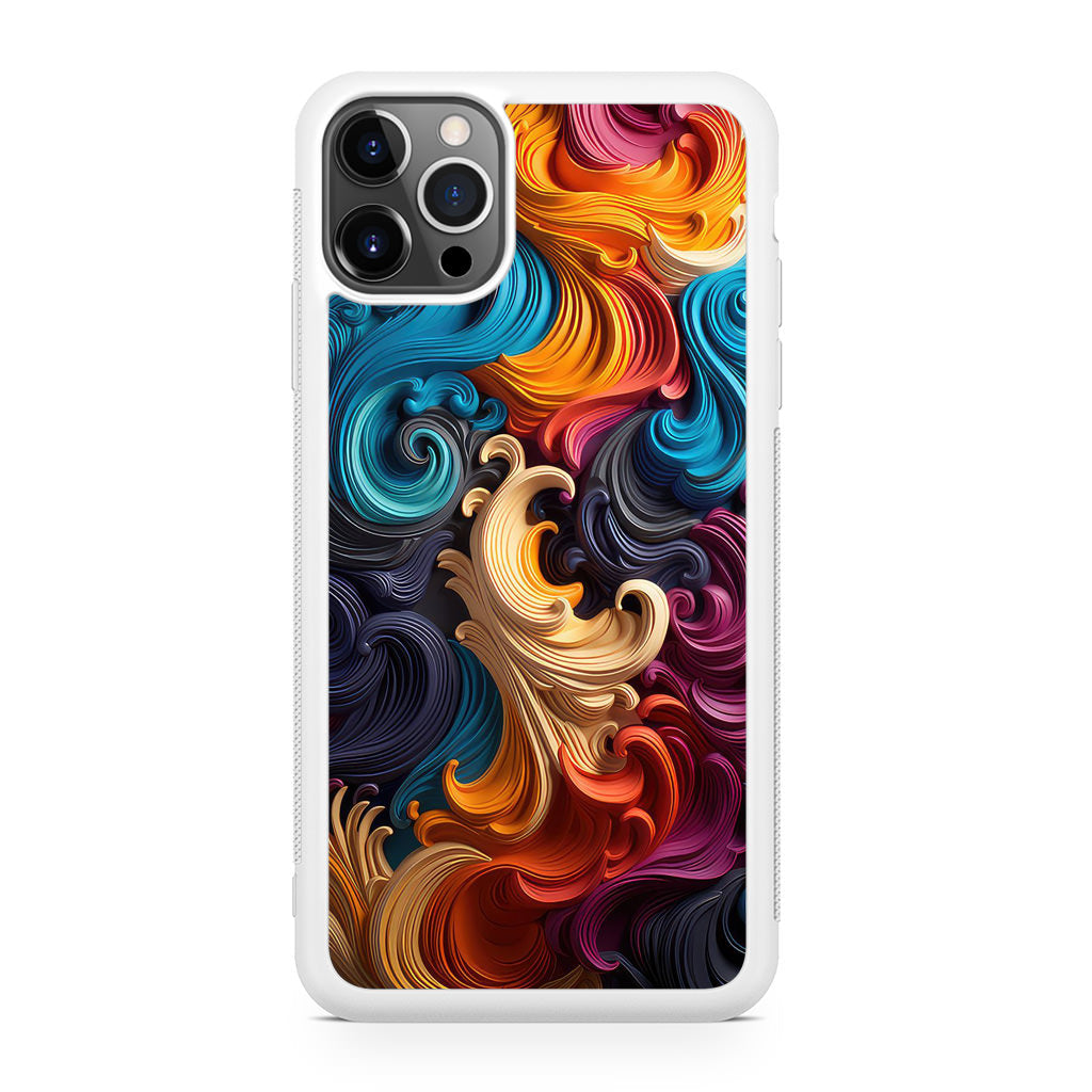 The Dance of Abstract Waves iPhone 12 Pro Case