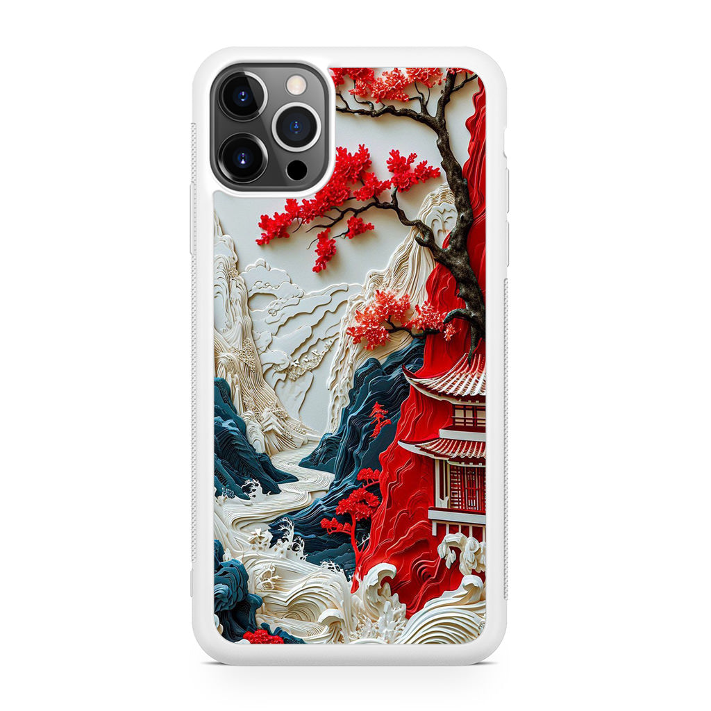 Whispers of the Crimson Zen iPhone 12 Pro Max Case