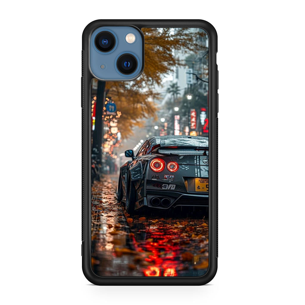 Neon Drift Autumn Streets iPhone 13 / 13 mini Case
