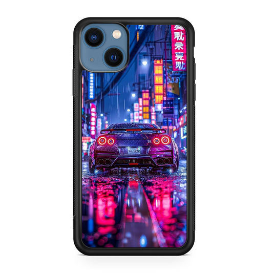 Neon Midnight Drift Tokyo Rain iPhone 13 / 13 mini Case