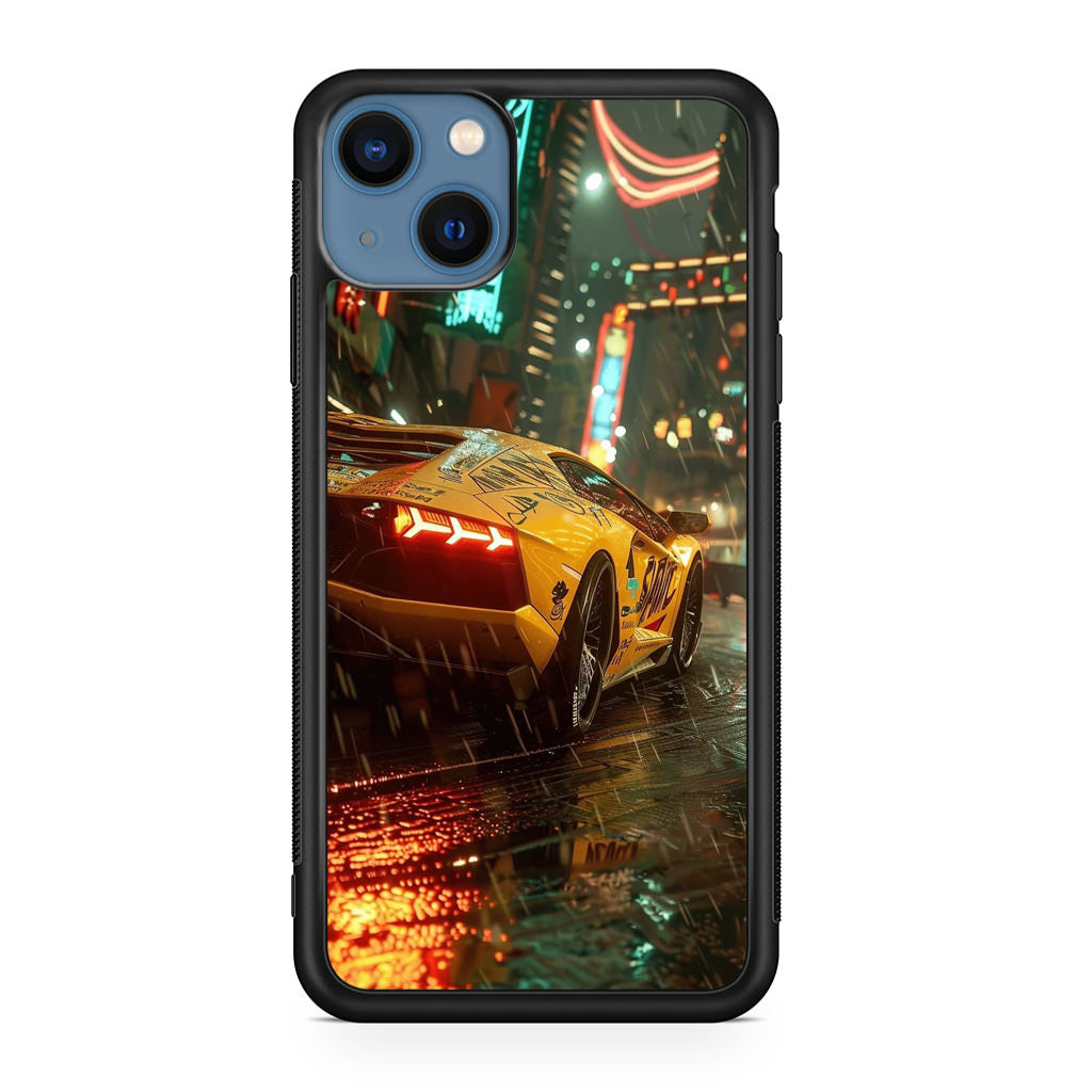 Night Drift Thunder Neon Streets iPhone 13 / 13 mini Case
