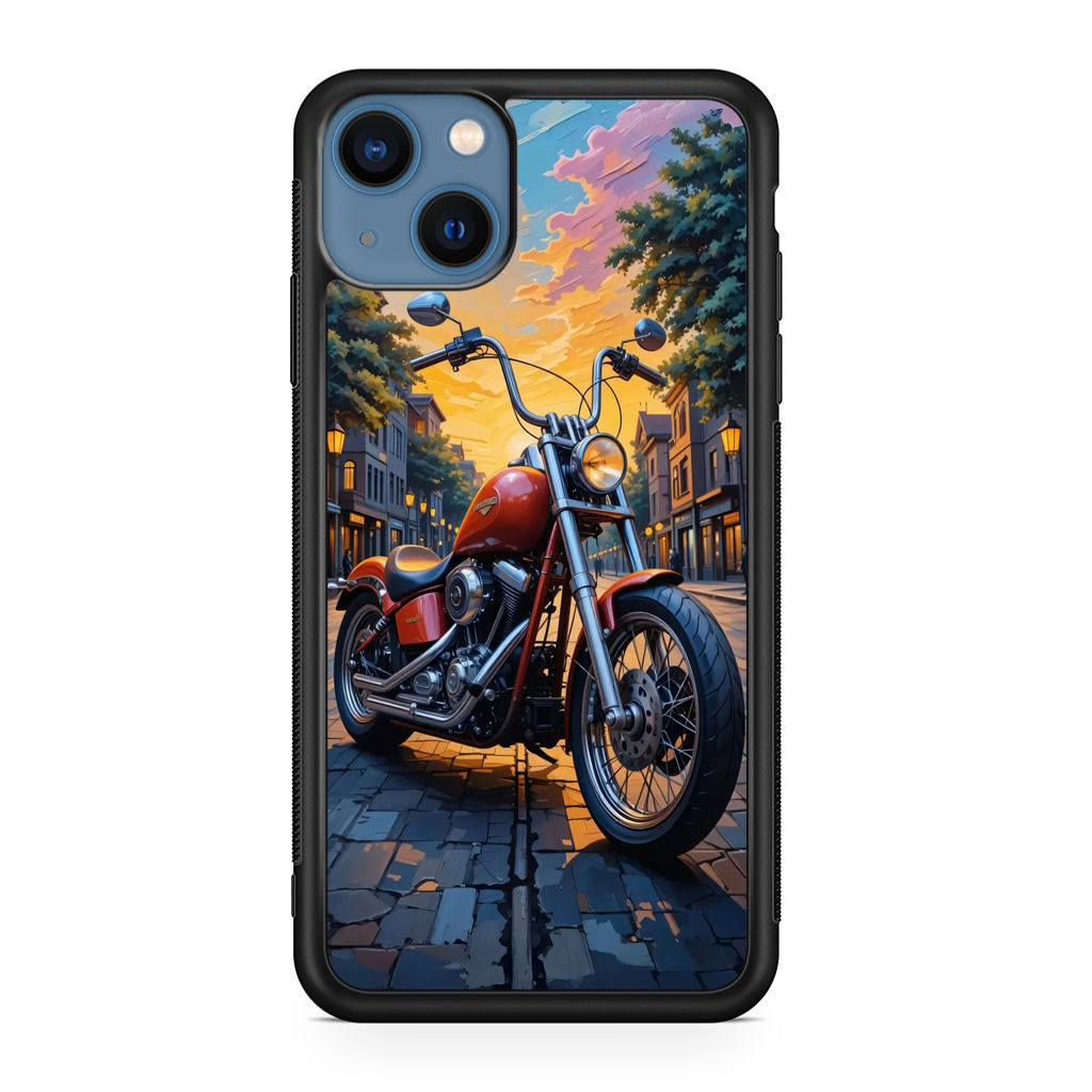 Sunset Thunder Ride Into the Glow iPhone 13 / 13 mini Case