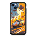 Turbo Dreams in Neon Palms iPhone 13 / 13 mini Case