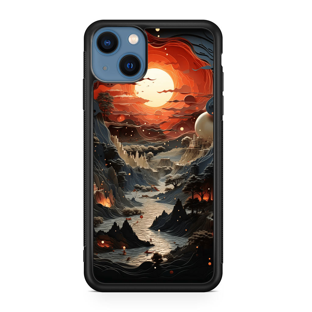 Valley of the Dying Sun iPhone 13 / 13 mini Case