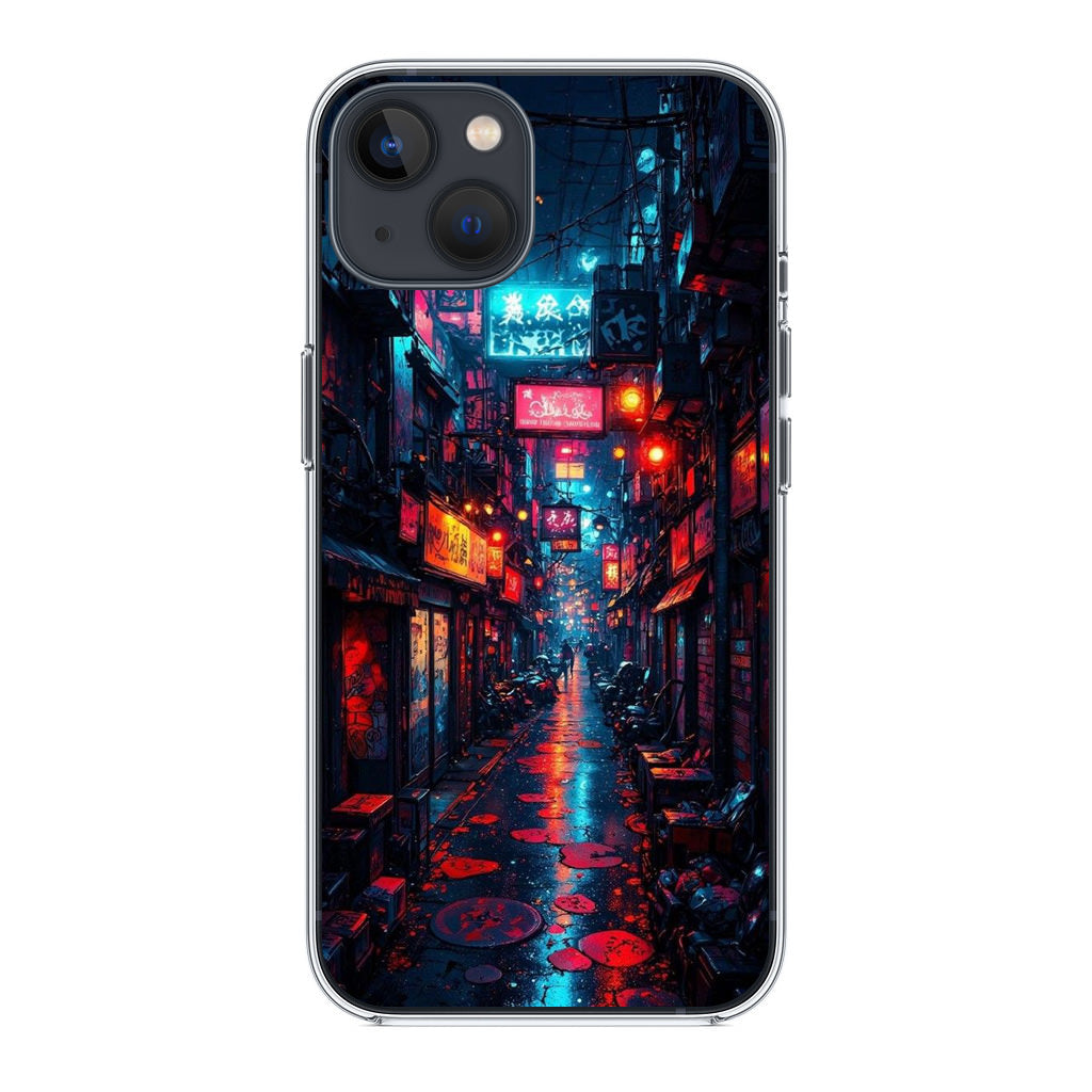 Neon Veins Of The Cyber City iPhone 13 / 13 mini Case