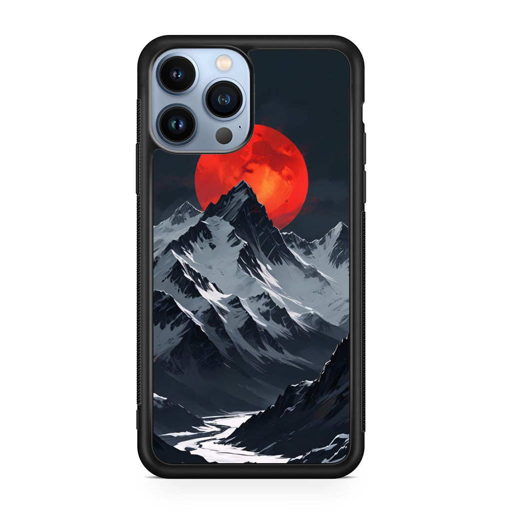 Crimson Eclipse The Mountain iPhone 13 Pro / 13 Pro Max Case