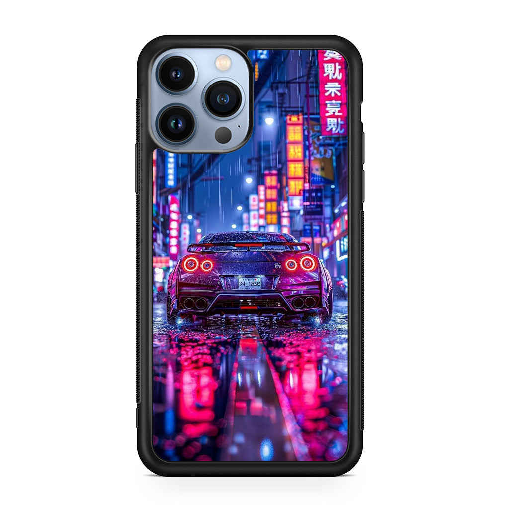 Neon Midnight Drift Tokyo Rain iPhone 13 Pro / 13 Pro Max Case