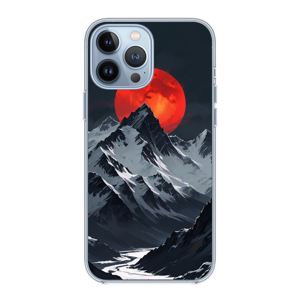 Crimson Eclipse The Mountain iPhone 13 Pro / 13 Pro Max Case