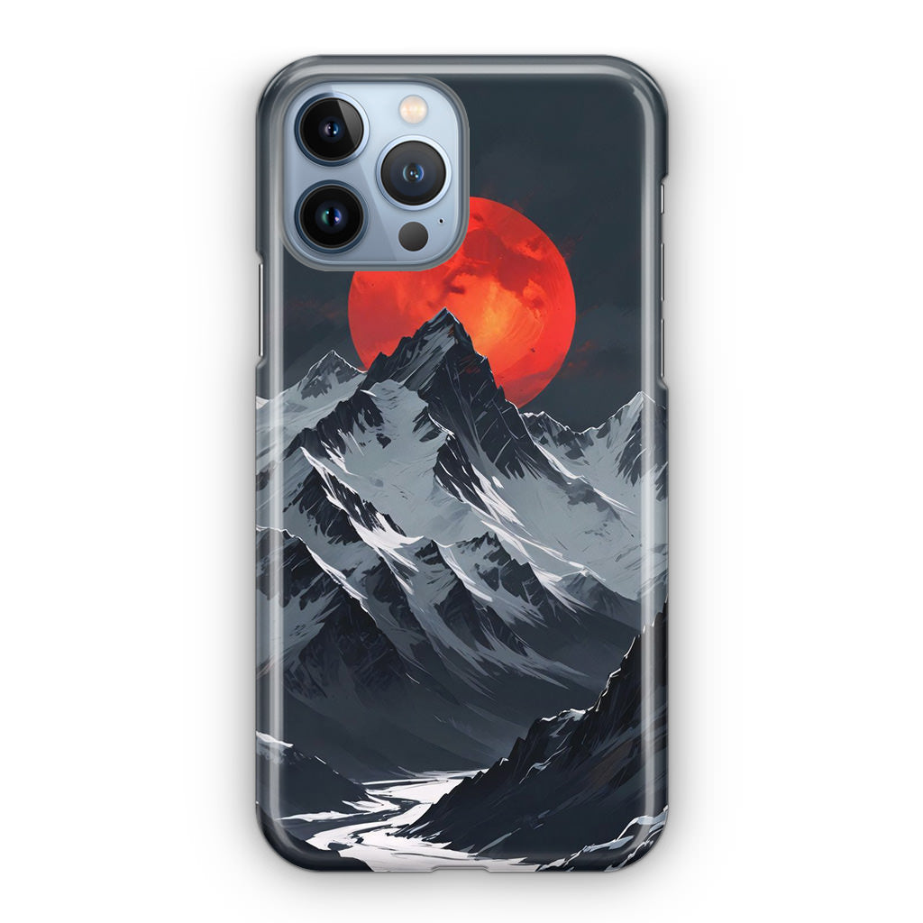 Crimson Eclipse The Mountain iPhone 13 Pro / 13 Pro Max Case