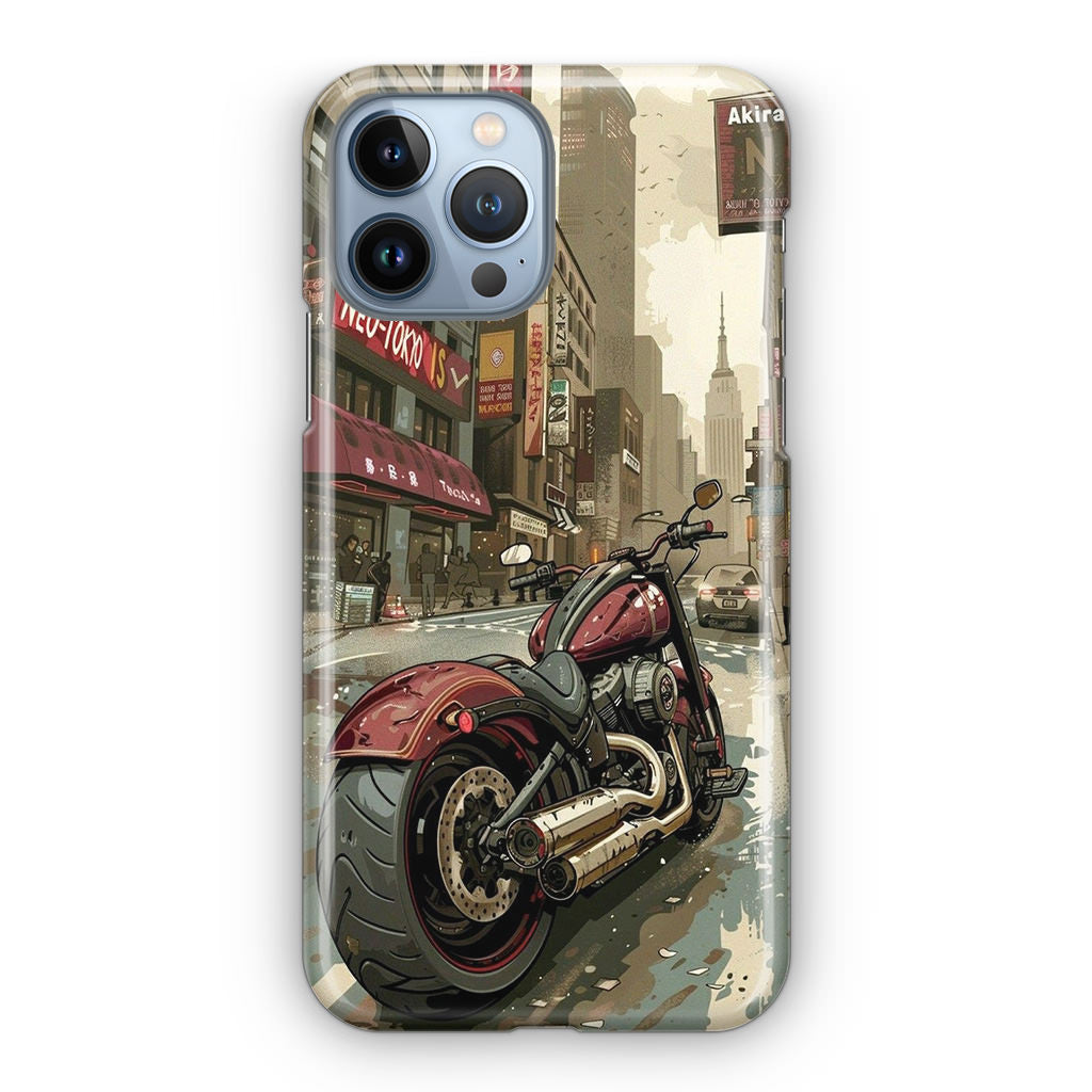 Motorcycle In Tokyo Streets iPhone 13 Pro / 13 Pro Max Case