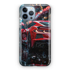 Red Sport Car in the Rain iPhone 13 Pro / 13 Pro Max Case