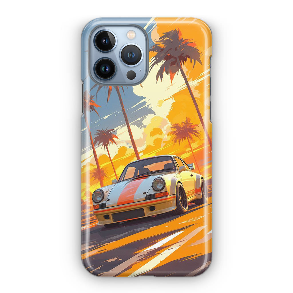 Turbo Dreams in Neon Palms iPhone 13 Pro / 13 Pro Max Case