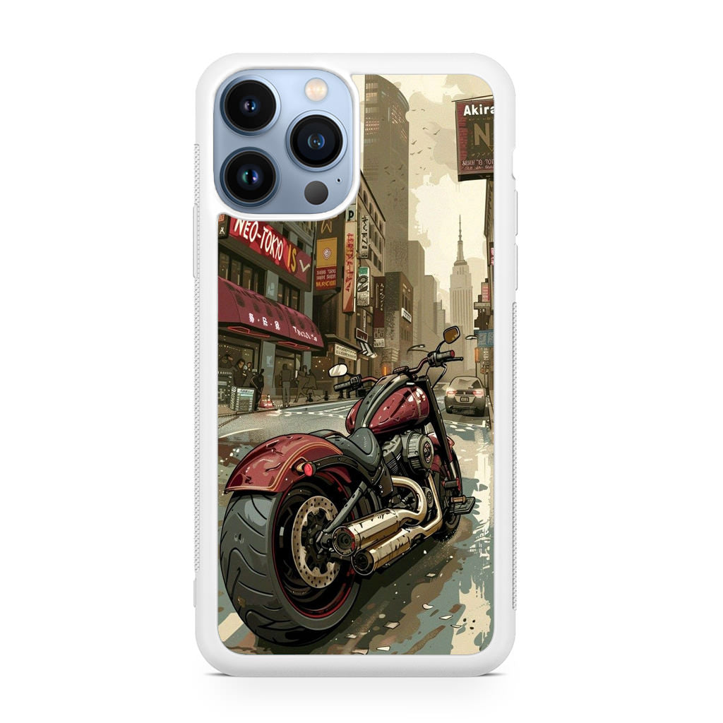 Motorcycle In Tokyo Streets iPhone 13 Pro / 13 Pro Max Case