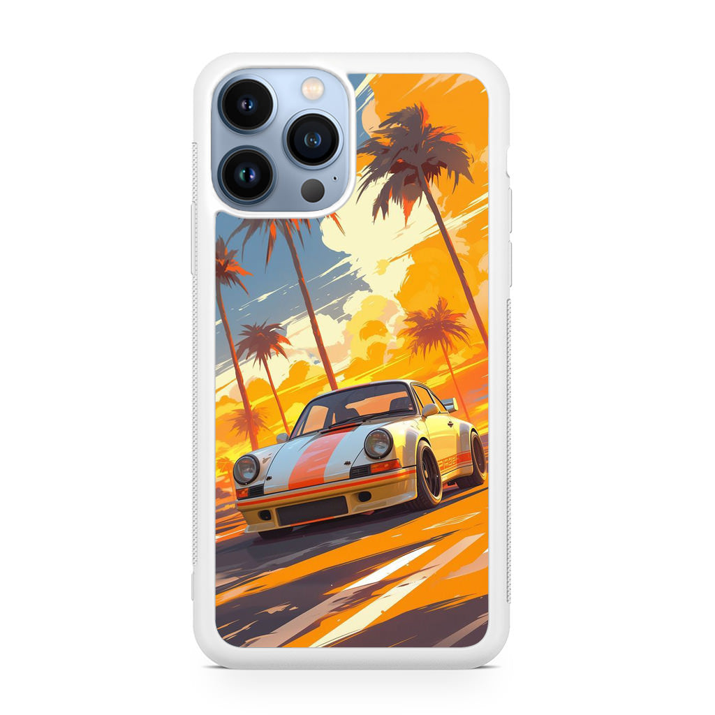 Turbo Dreams in Neon Palms iPhone 13 Pro / 13 Pro Max Case