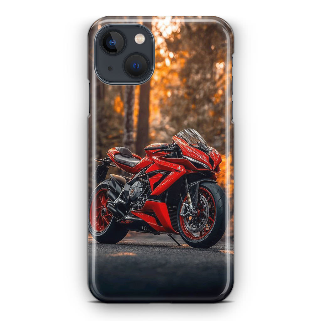 Crimson Velocity in Autumn Flame iPhone 13 / 13 mini Case
