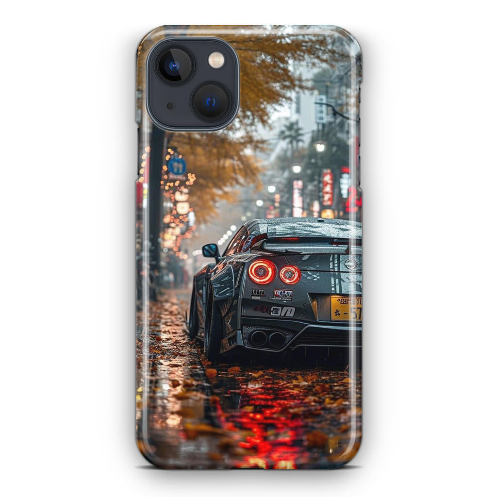 Neon Drift Autumn Streets iPhone 13 / 13 mini Case