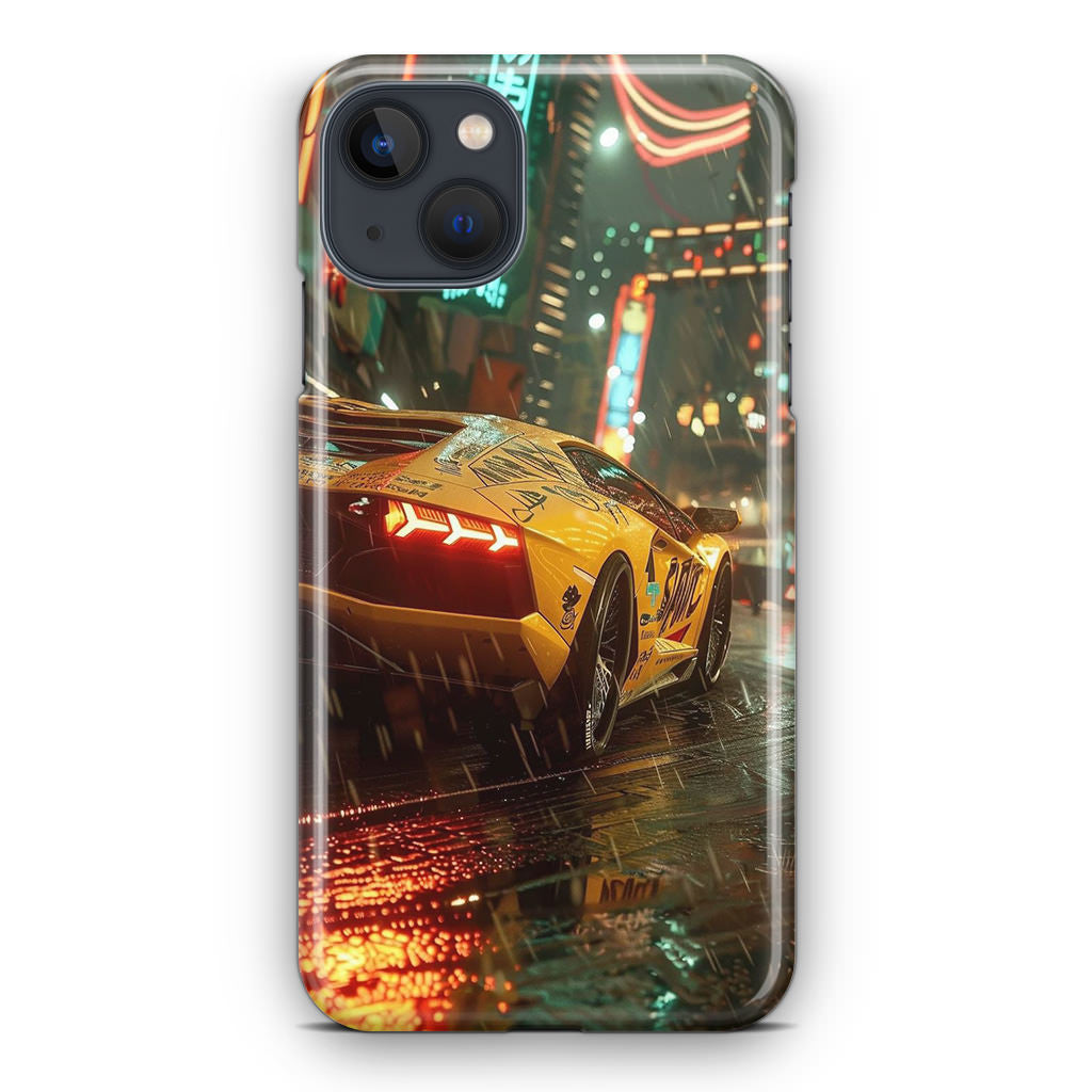 Night Drift Thunder Neon Streets iPhone 13 / 13 mini Case