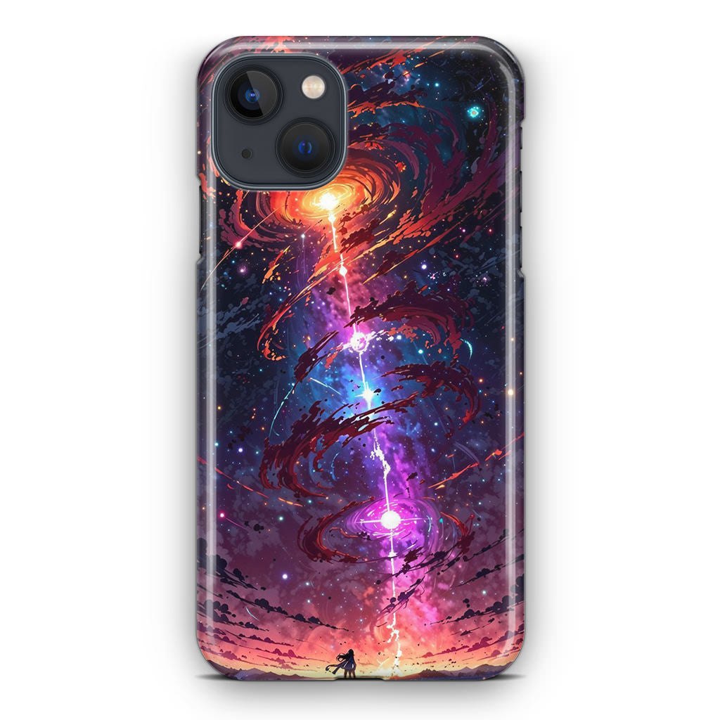 Stargazer at the Axis of Creation iPhone 13 / 13 mini Case