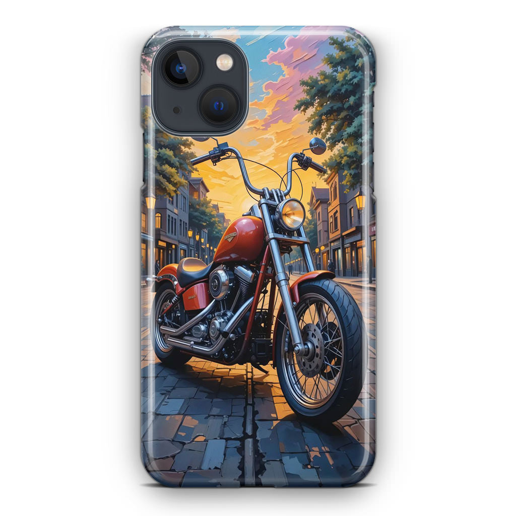 Sunset Thunder Ride Into the Glow iPhone 13 / 13 mini Case