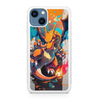 Charizard Inferno on Canvas iPhone 13 / 13 mini Case