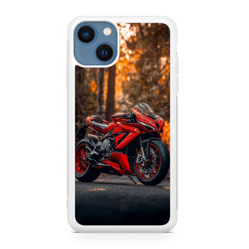 Crimson Velocity in Autumn Flame iPhone 13 / 13 mini Case