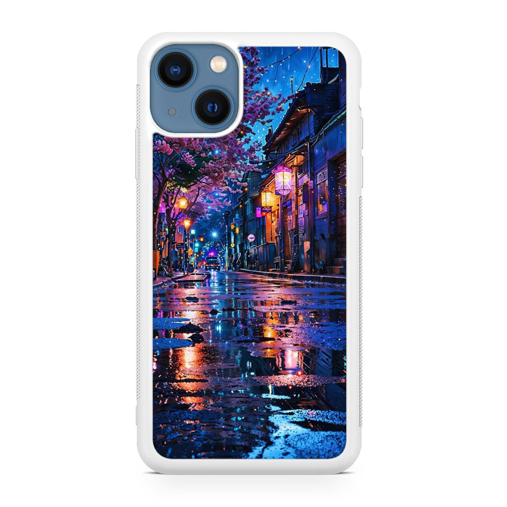 Midnight Sakura Glow iPhone 13 / 13 mini Case