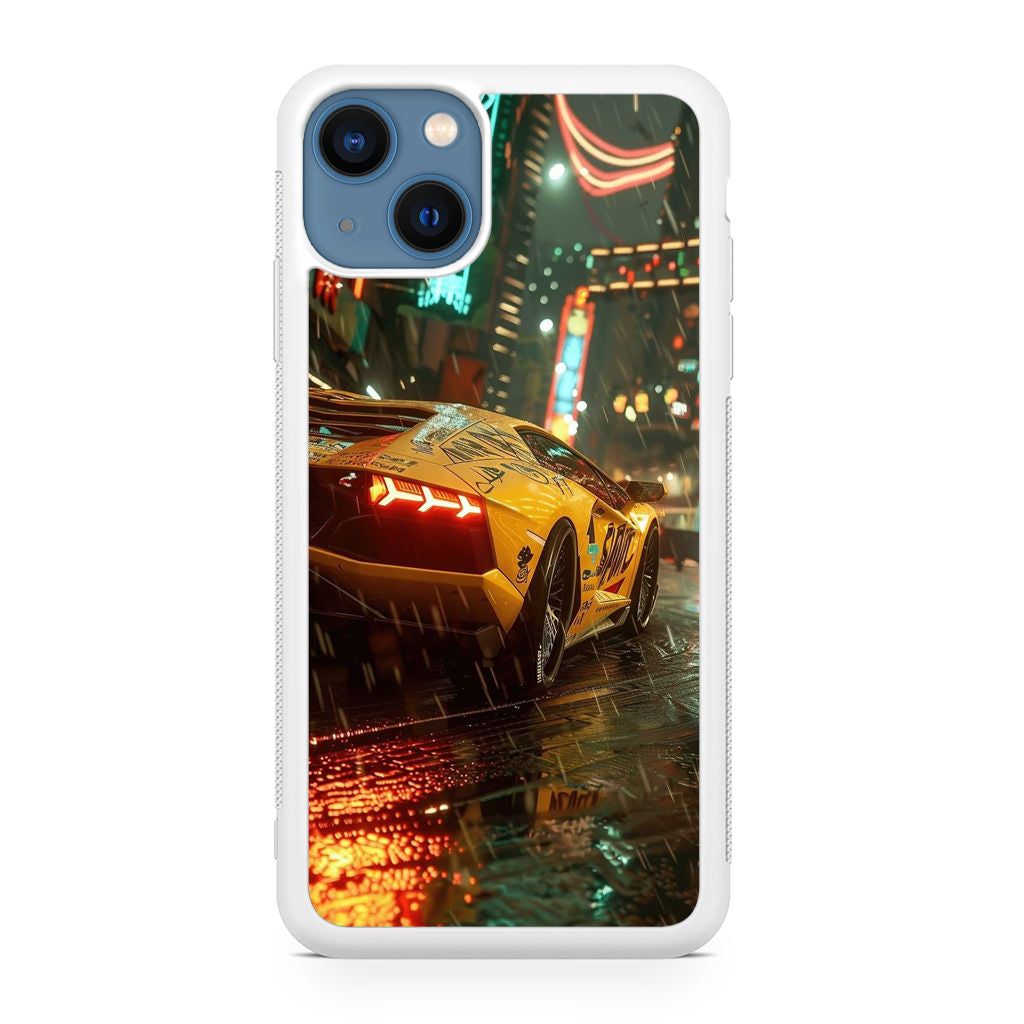 Night Drift Thunder Neon Streets iPhone 13 / 13 mini Case