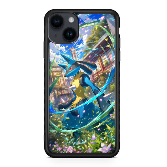 Lucario Precognitive Aura iPhone 14 / 14 Plus Case