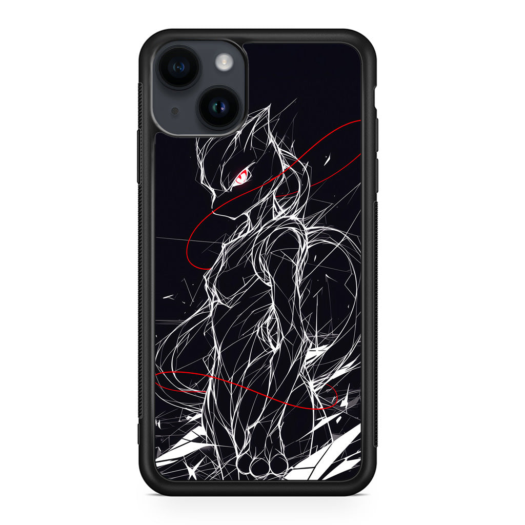 Mewtwo Silent Anomaly iPhone 14 / 14 Plus Case