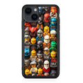 Mini Figures Heroes Assemble iPhone 14 / 14 Plus Case