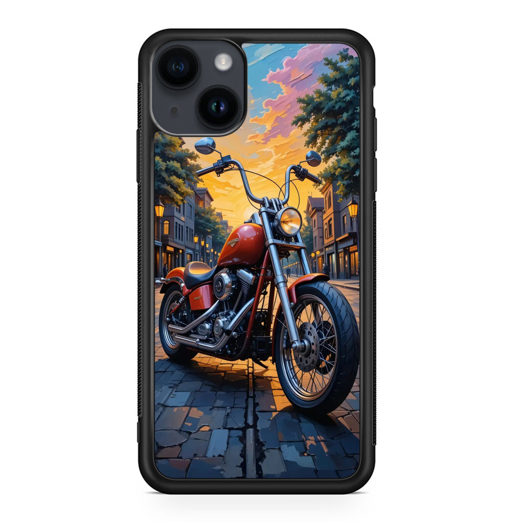 Sunset Thunder Ride Into the Glow iPhone 14 / 14 Plus Case