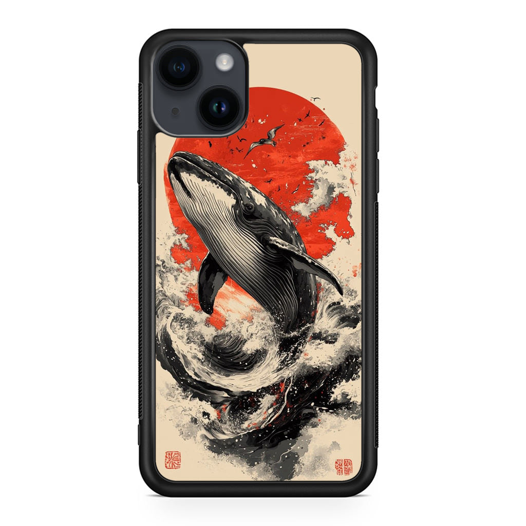 The Whale Rises iPhone 14 / 14 Plus Case