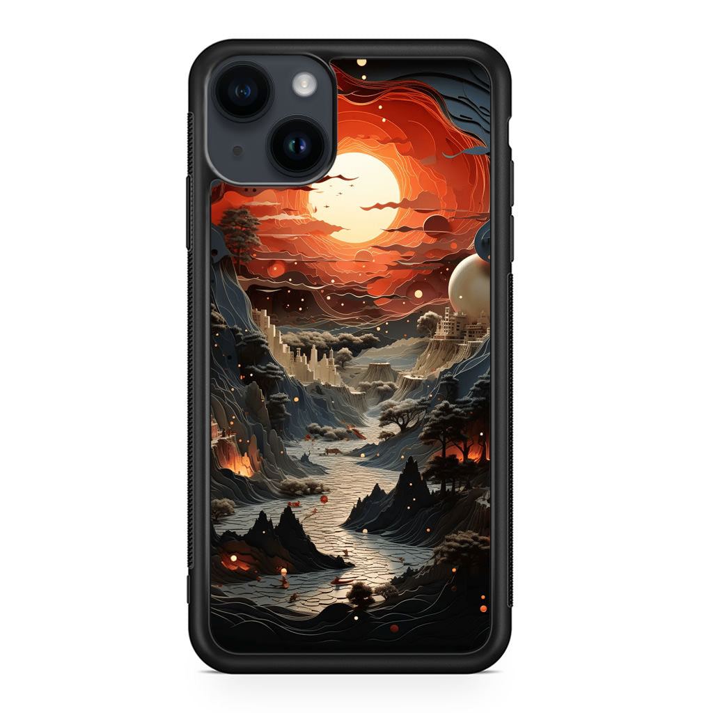 Valley of the Dying Sun iPhone 14 / 14 Plus Case